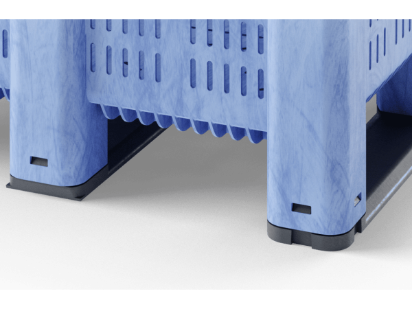 Pallet Box (3R-ventllated) Azul Claro - Image 3